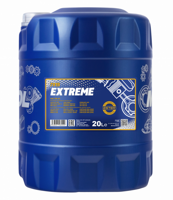 Mannol - 7915 Extreme 5W-40 20L Engine Oil