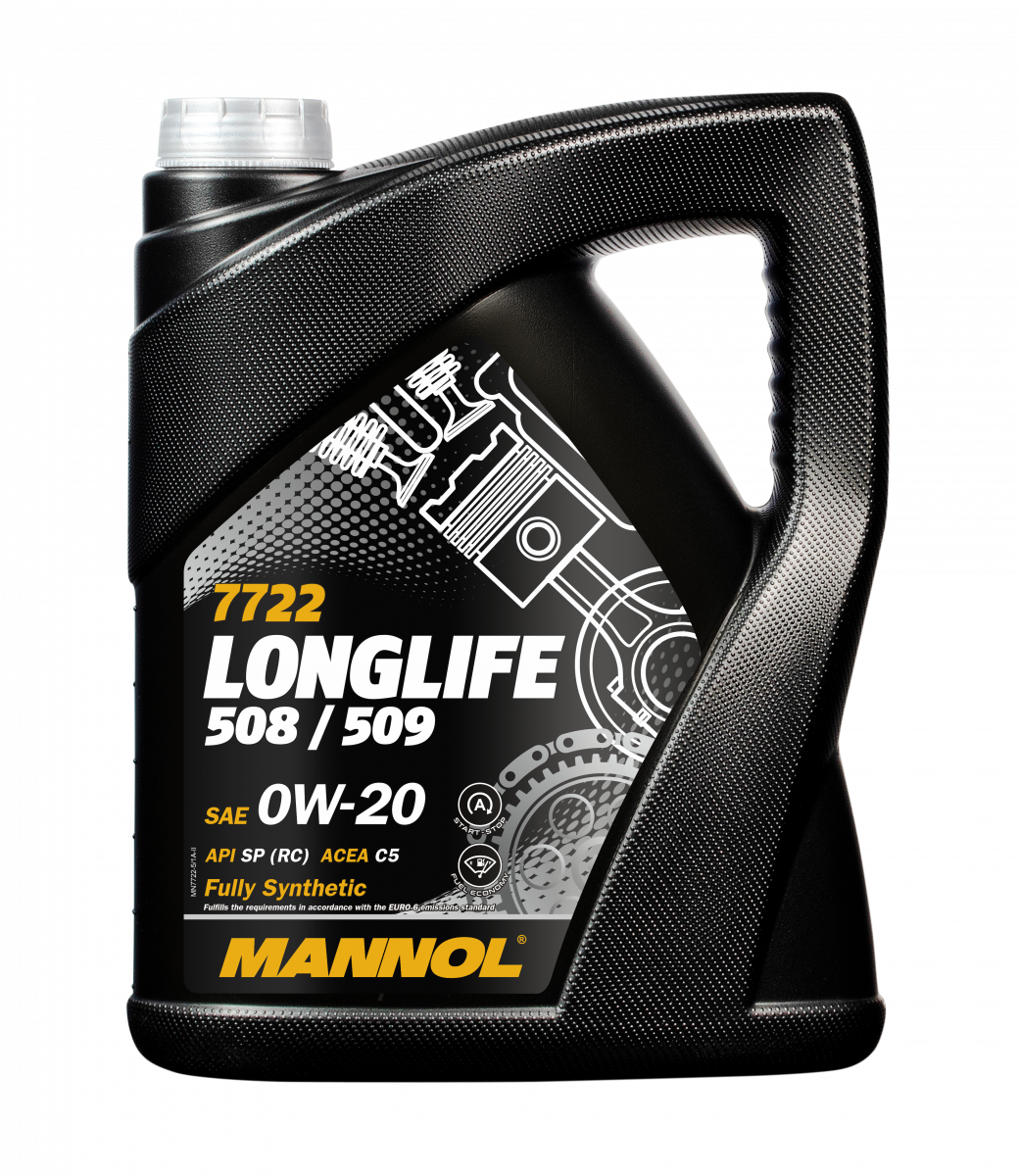 Mannol - 7722 Longlife 508/509 0W-20 5L Engine Oil