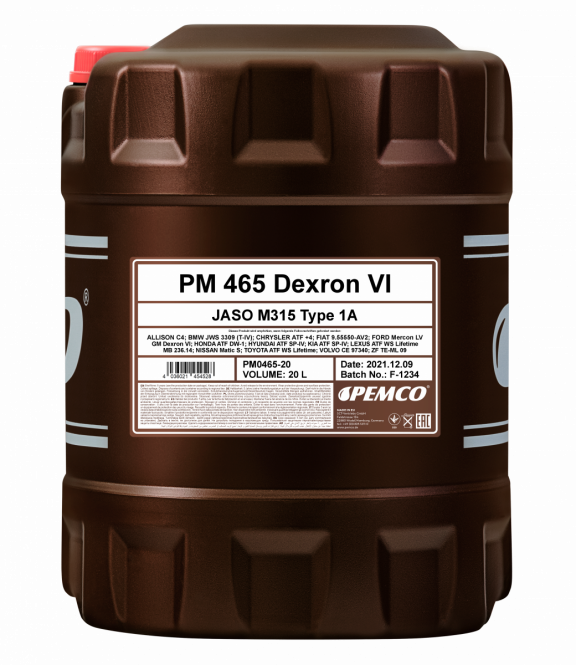 Pemco - iMATIC 465 Dexron VI Automatic Transmission Fluid