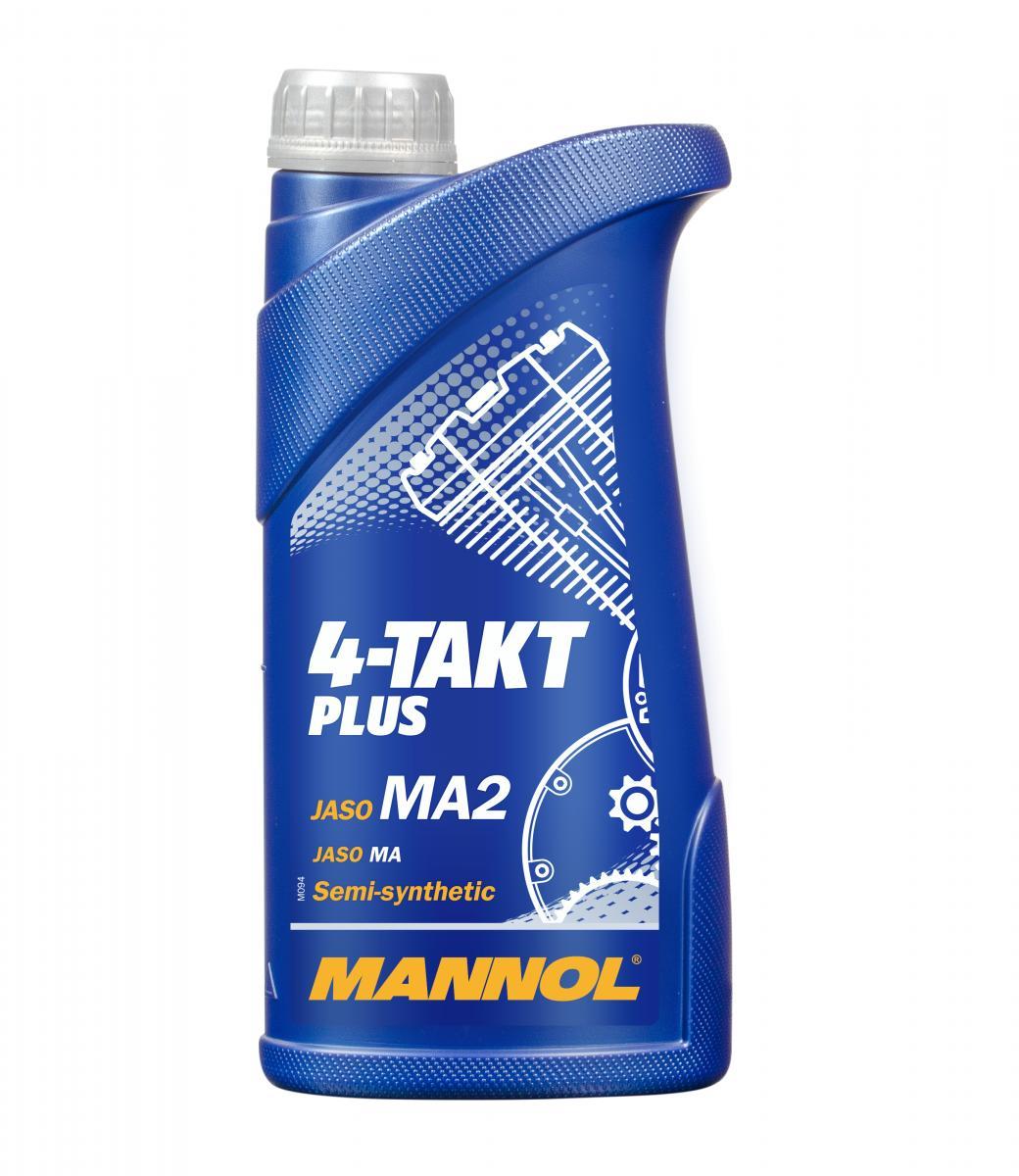 Mannol - 7202 4-Takt Plus 1L Engine Oil Motorbike Oil 4-Stroke Engine Oil