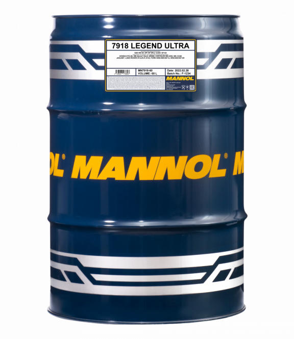 Mannol - 7918 Legend Ultra 0W-20 API SN Plus RC 60L Engine Oil