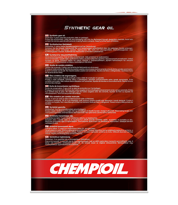 Chempioil - 8801 Synchro GLV 75W-90 GL-5 Manual Transmission Fluid