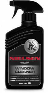 Nielsen Window Cleaner 500 millilitres in a black spray bottle