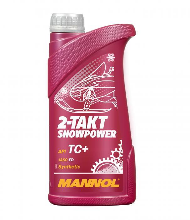 Mannol - 7201 2-Takt Snowpower API TC+ 1L Engine Oil Motorbike Oil 2-Stroke Engine Oil