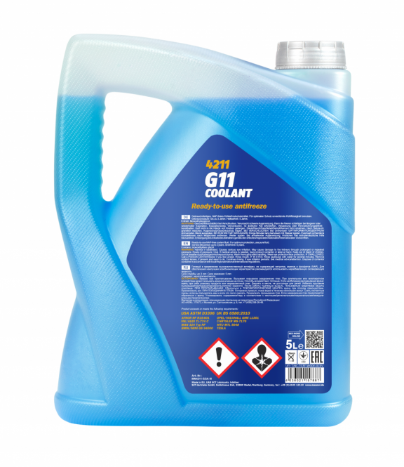 Mannol - 4211 Coolant G11 (Ready to Use)