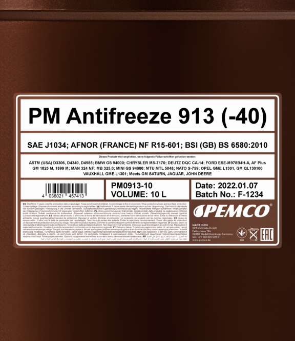 Pemco - Antifreeze 913