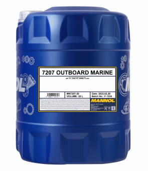 Mannol - 7207 Outboard Marine Engine Oil Motorbike Oil 2-Stroke Engine Oil