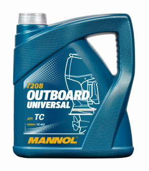 Mannol 7208 Outboard Universal 4L Engine Motorbike Oil 2-Stroke Engine Oil