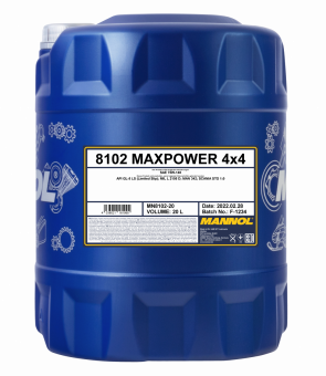 Mannol - 8102 Maxpower 4x4 75W-140 Manual Transmission Fluid