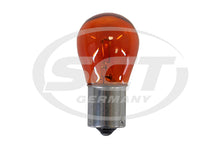 Load image into Gallery viewer, SCT PY21W Amber Bulb 12V 21W BAU15s
