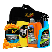 Load image into Gallery viewer, 5pc Meguiars Car Cleaning Kit Wash &amp; Wax

