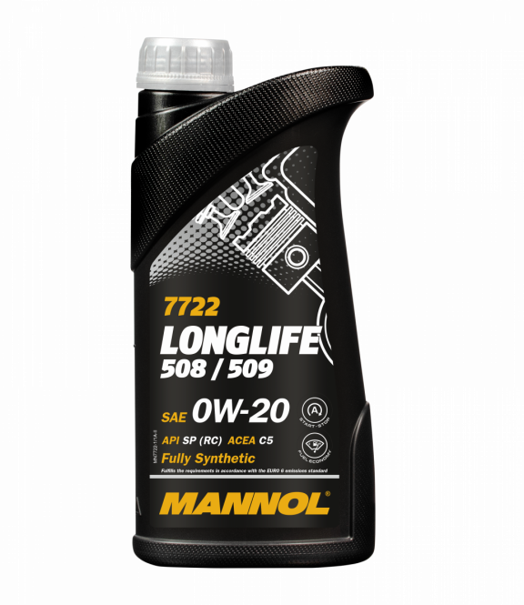 Mannol - 7722 Longlife 508/509 0W-20 1L Engine Oil
