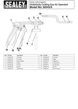 Load image into Gallery viewer, Sealey Air Operated Underbody Coating Gun 1/4&quot;
