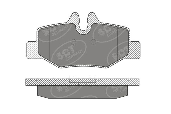 Rear Brake Pads Set - SP642