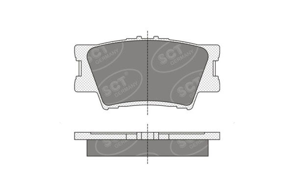 Rear Brake Pads Set - SP336