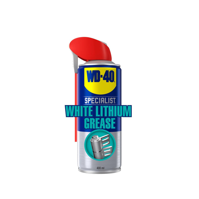 WD-40 - Specialist White Lithium Grease with Smart Straw - 400ml