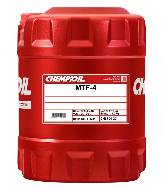 Chempioil - 8804 MTF-4 75W-80 Manual Transmission Fluid 20L