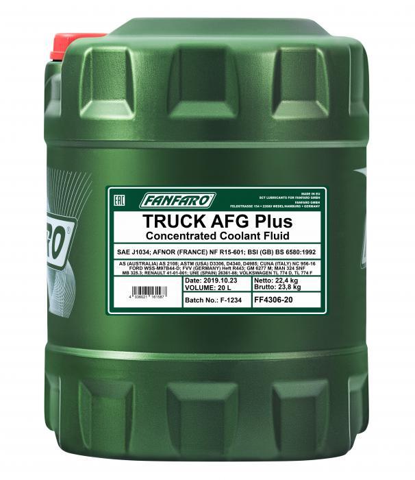 Fanfaro - 4306 Truck AFG Concentrate Antifreeze - Red