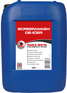 Nielsen Screenwash De-Icer 20 Litres in a Blue Container