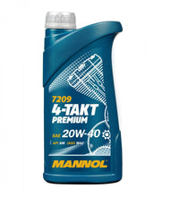 Load image into Gallery viewer, Mannol - 7209 4-Takt Premium 20W-40 1L Engine Oil Motorbike Oil 4-Stroke Engine Oil
