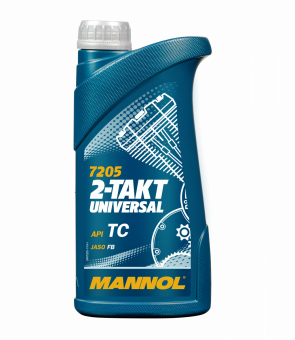 Mannol - 7205 2-Takt Universal 1L Engine Oil Motorbike Oil 2-Stroke Engine Oil