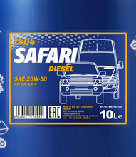 Load image into Gallery viewer, Mannol - 7404 Safari 20W-50 10L Engine Oil

