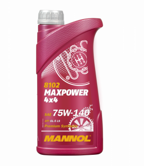 Mannol - 8102 Maxpower 4x4 75W-140 Manual Transmission Fluid